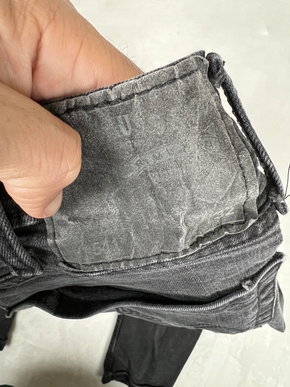 Levis 541 Jeans Mens 36x30 Black Tapered Flex Denim Faded Retro Vintage READ - Picture 10 of 12